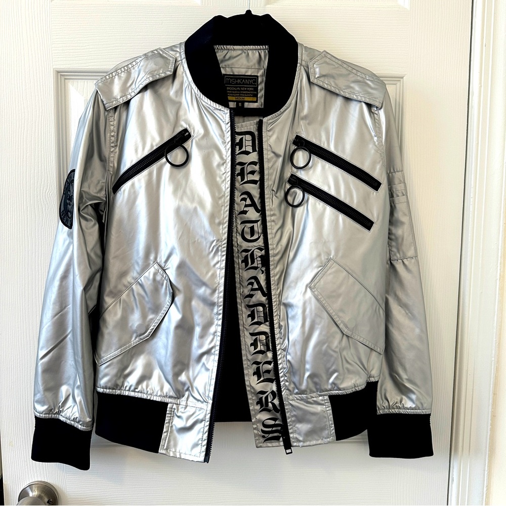 Death Adders Silver Bomber Jacket